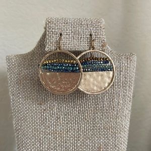 Sparkly Beaded Statement Earrings